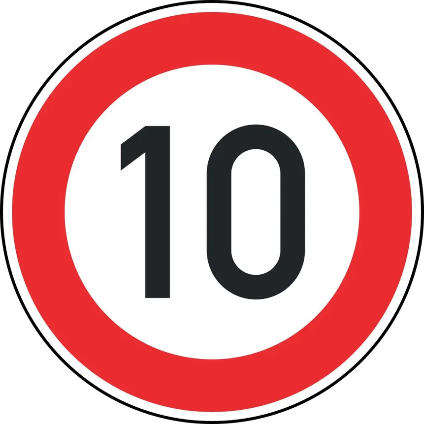 Verkehrszeichen 1042-30 Zeitliche Beschränkung werktags